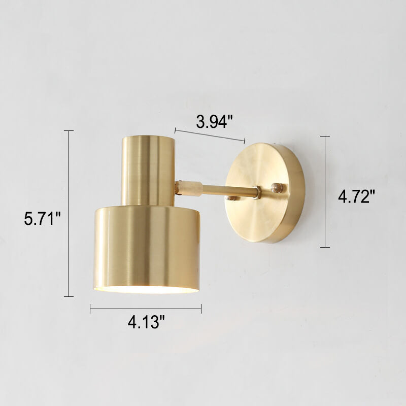 Modern Gold Wall Lamp - Minimalist Metal Design for Luxury Interiors | Stornfield