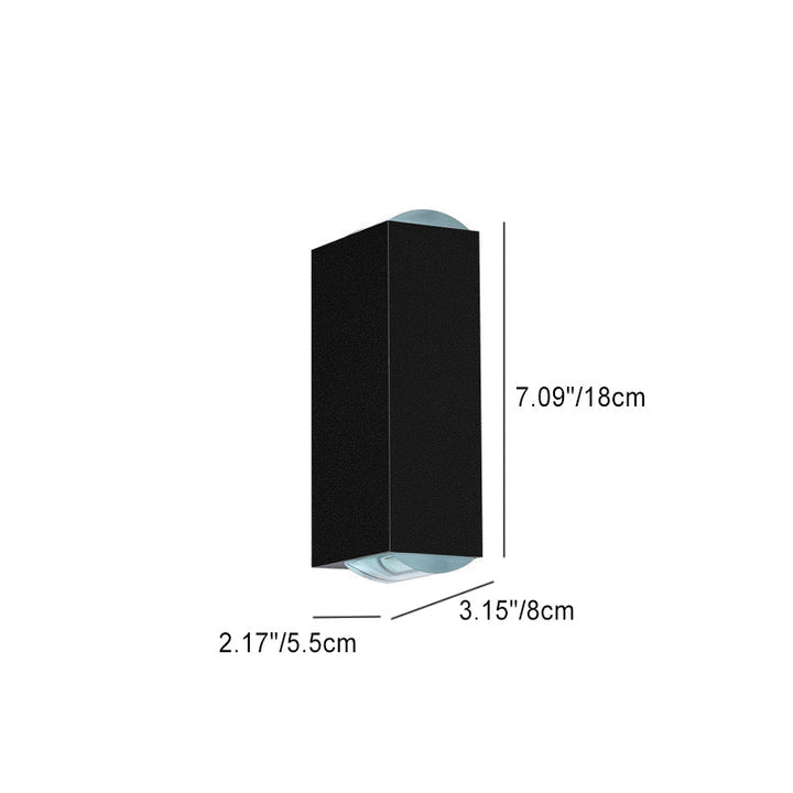 Modern Minimalist Outdoor Waterproof Beam Spotlight LED Outdoor Decorative Wall Sconce Lamp | Stornfield