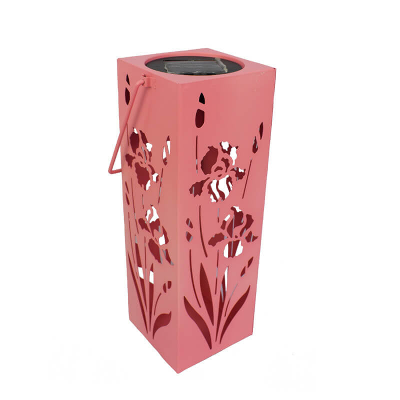 Stornfield | Rose Solar Butterfly Pattern Hollow Column Waterproof LED Outdoor Decorative Lamp