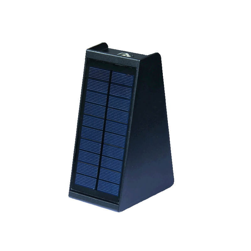 Solar Simple Trapezoid Outdoor Waterproof LED Wall Sconce Lamp | Stornfield
