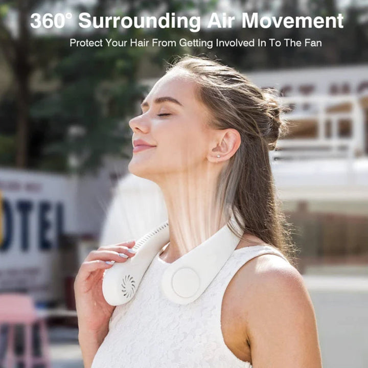 Hands-Free Portable Bladeless Neck Fan | Stornfield