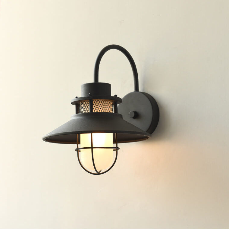 Outdoor Waterproof Iron Body 1-Light Outdoor Wall Sconce Lamp | Stornfield