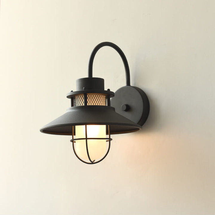 Outdoor Waterproof Iron Body 1-Light Outdoor Wall Sconce Lamp | Stornfield
