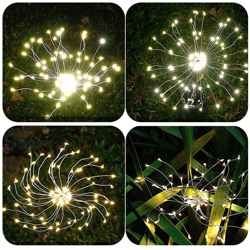 Waterproof Solar Garden Firework Lamp | Stornfield