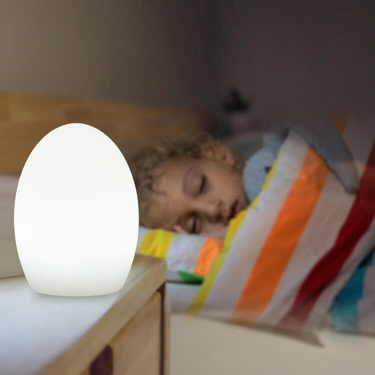 Stornfield | Lampe de table décorative LED en forme d'œuf RGB en ABS