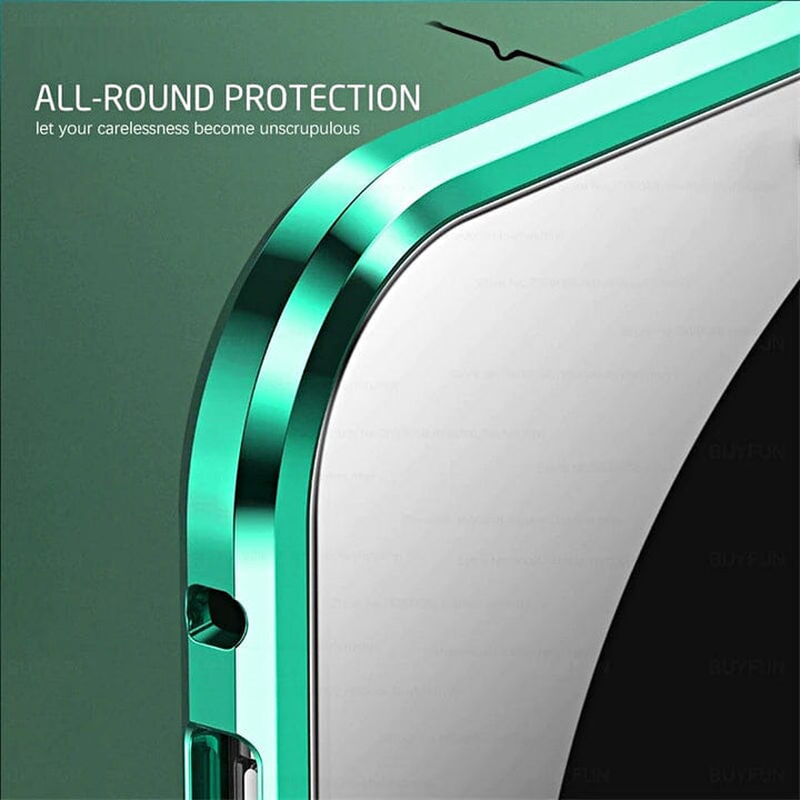 Stornfield | Double-Sided Magnetic Tempered Glass Phone Case for Samsung