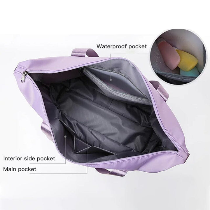 High Capacity Double Layer Wet Separation Travel Bag | Stornfield