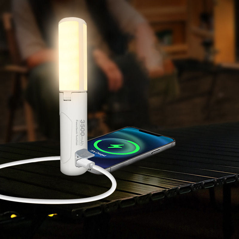 Contemporary Creative Solar Handheld Cylindrical Iron Acrylic LED Outdoor Light For Outdoor Patio | Stornfield