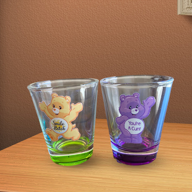 Swear Bears Shot Glasses Set, 6 Pieces | Stornfield