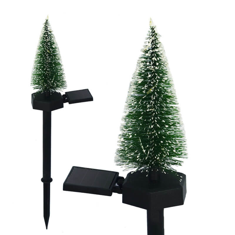Modern Solar Christmas Tree Ground Insert Lawn Decoration Landscape Light | Stornfield
