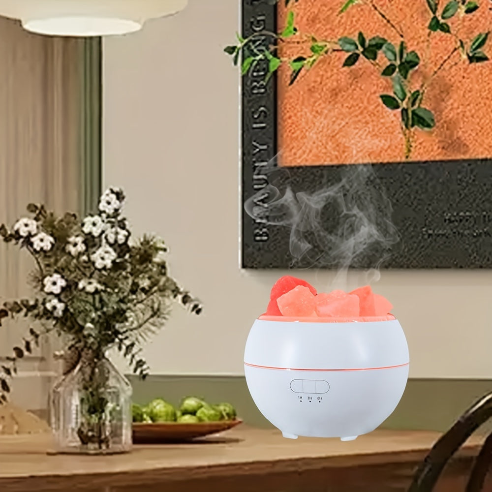 Stornfield | Salt Lamp Diffuser - 3-in-1 Essential Oil Diffuser, Himalayan Salt Lamps and Humidifier