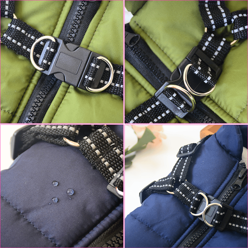Winter Dog Jacket with Harness | Stornfield