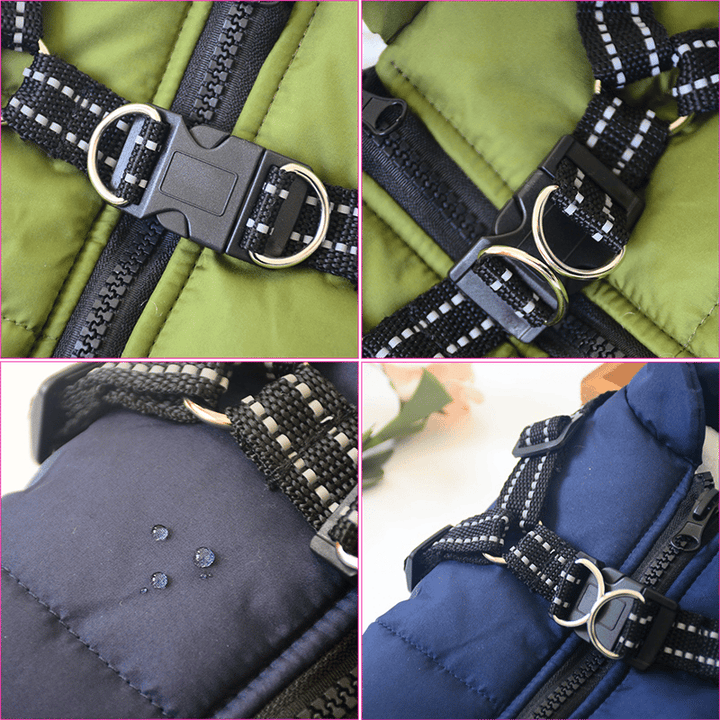 Winter Dog Jacket with Harness | Stornfield