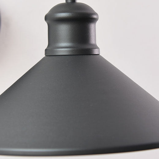 Modern Minimalist Cone Iron 1-Light Wall Sconce Lamp For Outdoor Patio | Stornfield