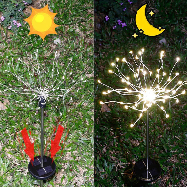 Waterproof Solar Garden Firework Lamp | Stornfield