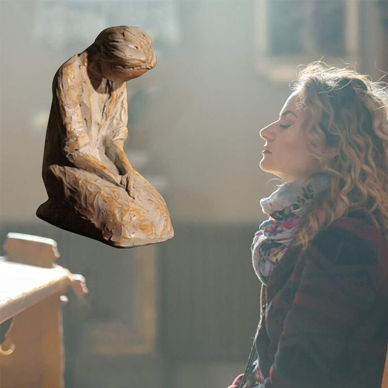 Stornfield | Sweet Hour of Prayer, beautiful hand-cast inspiring sculpture of a praying woman
