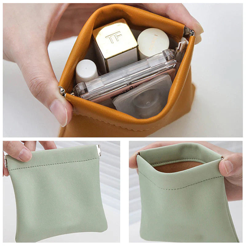 PU Leather Pocket Cosmetic Bag | Stornfield