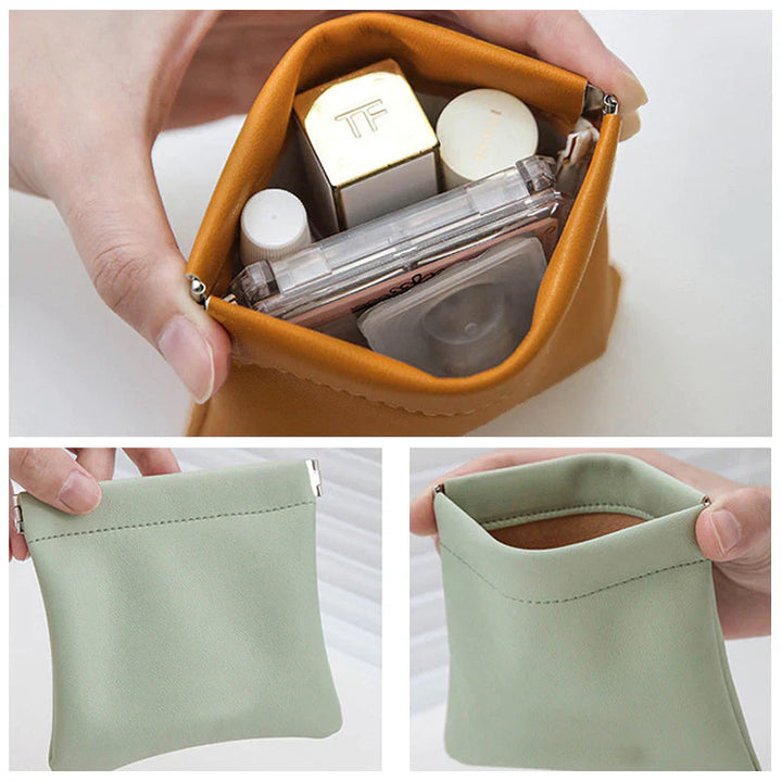 PU Leather Pocket Cosmetic Bag | Stornfield