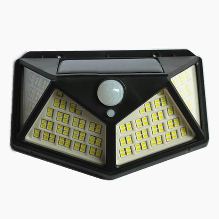 Solar Outdoor 162 LED Outdoor Waterproof Body Sensor Garden Lighting Wall Sconce Lamp | Stornfield