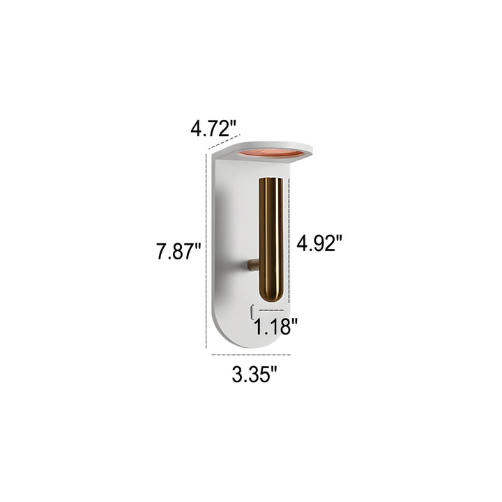 Stornfield Adjustable Nordic LED Wall Lamp with Flame Effect