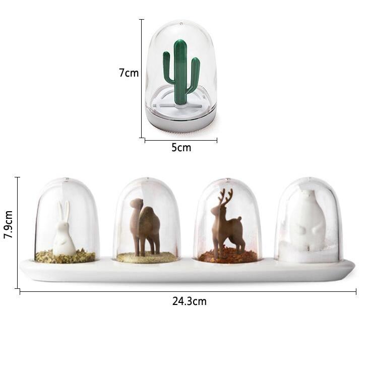 Tempus - Salt and Pepper Shakers in Dome Ornament | Stornfield