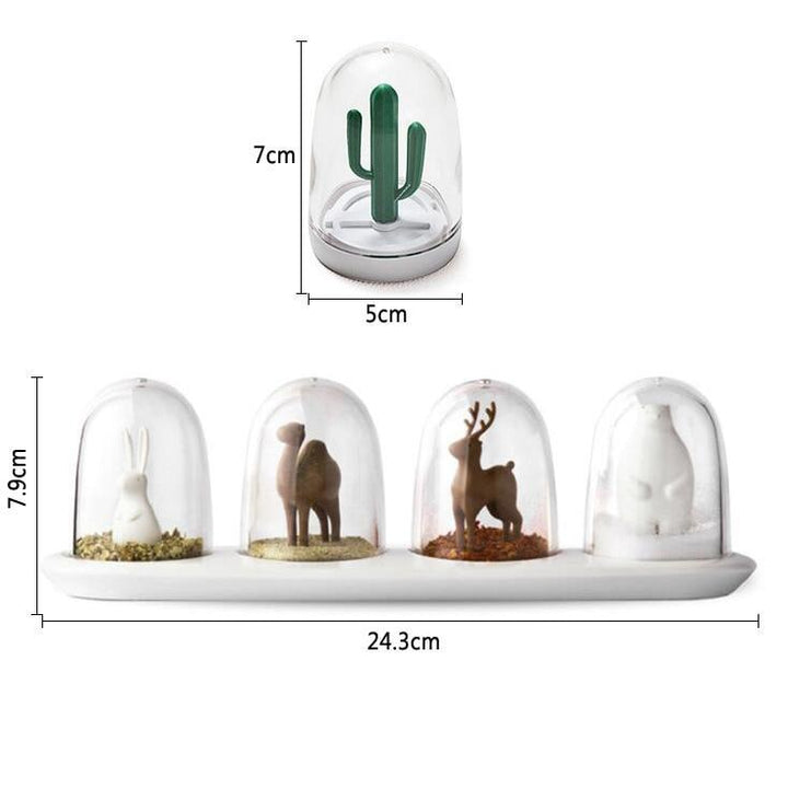 Tempus - Salt and Pepper Shakers in Dome Ornament | Stornfield