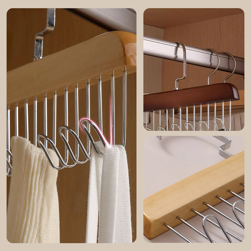 Anti-Slip Multi-Hook Clothes Rack | Stornfield