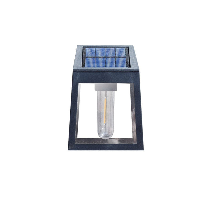 Modern Square Plastic Solar LED Outdoor Waterproof Garden Landscape Wall Sconce Lamp | Stornfield