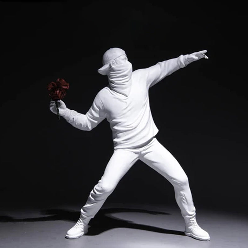 Banksy Flower Rioter Ornament | Stornfield