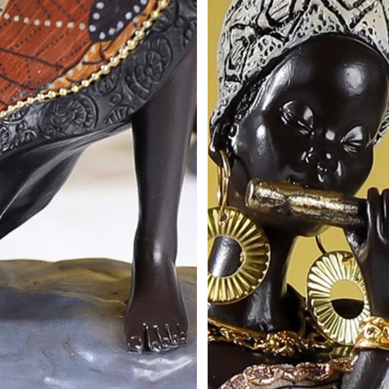 Stornfield | African Musician Sculpture