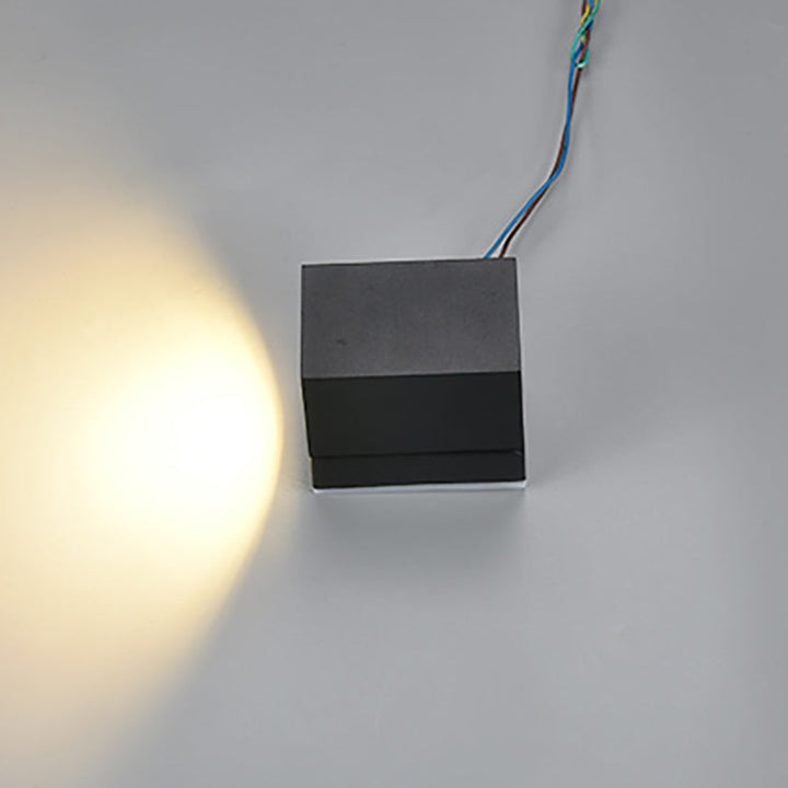 Modern Simplicity Waterproof Adjustable Angle Square Aluminum LED Wall Sconce Lamp For Outdoor Patio | Stornfield