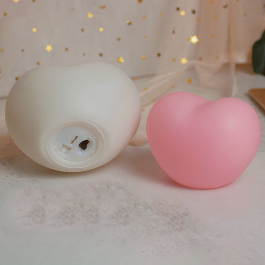 Stornfield | LuvSphere Silicone LED Night Light | Heart-Shaped Design | Table Lamp | Warm Ambient Light | Decorative