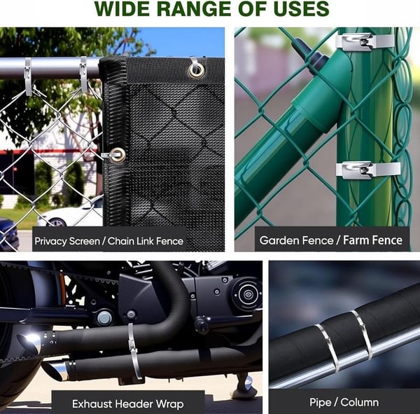 Stainless steel cable tie gun with 100 cable ties | Stornfield