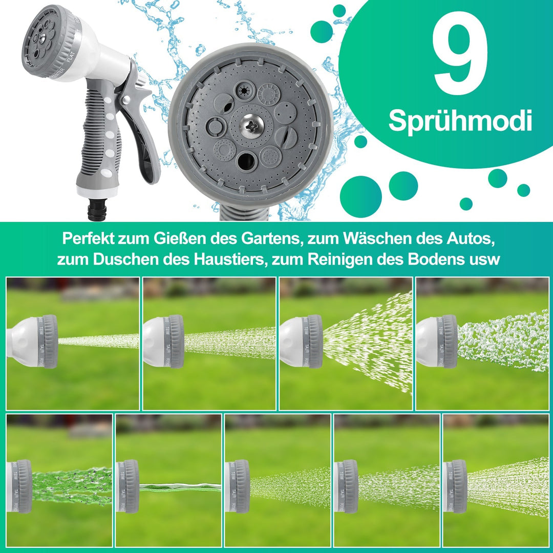 Hose reel water hose reel with hand shower garden hose | Stornfield