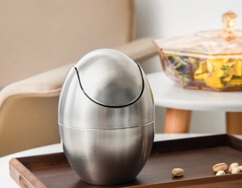 LuxBin Mini Trash Can made of Stornfield Stainless Steel