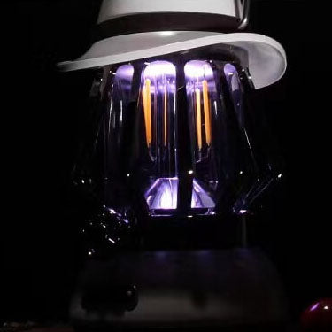 Modern Handheld Metal Texture Camping LED Outdoor Light | Stornfield