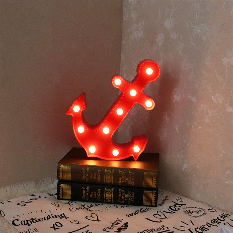 Stornfield | Applique murale LED avec ancre de bateau en ABS moderne scandinave