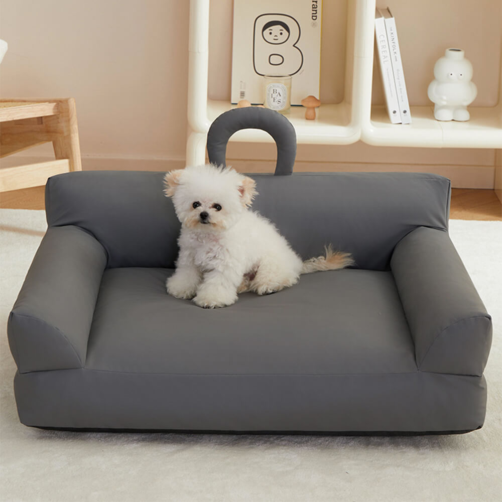 Elevated Pet Sofa Bed Stylish Waterproof Ergonomic Comfort | Stornfield
