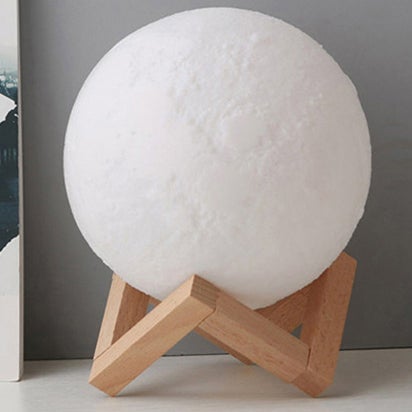 Stornfield | Rechargeable Miniature Creative LED Table Lamp 1 Light 3D Printed Moon