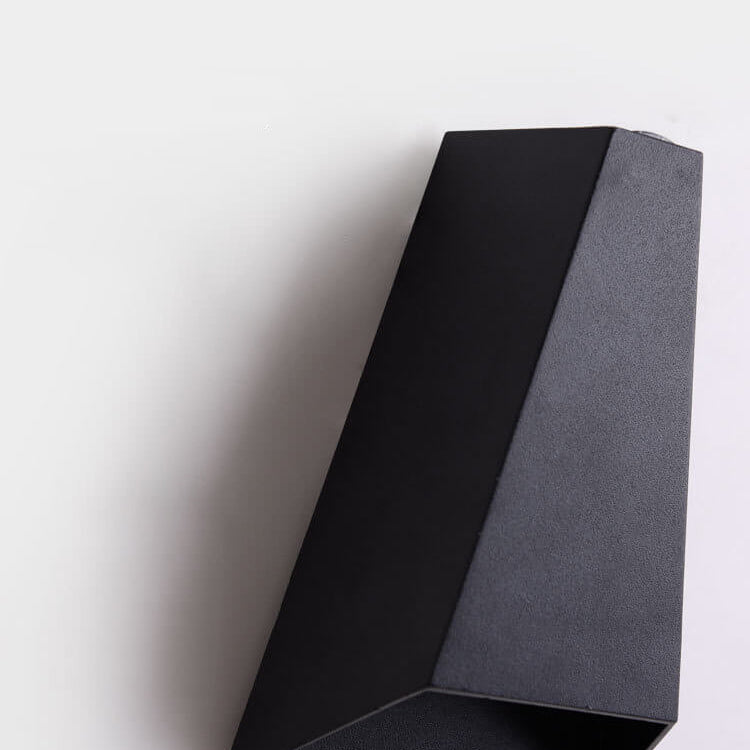Modern Creative Trapezoid Up and Down Illuminated LED Outdoor Wall Sconce Lamp | Stornfield