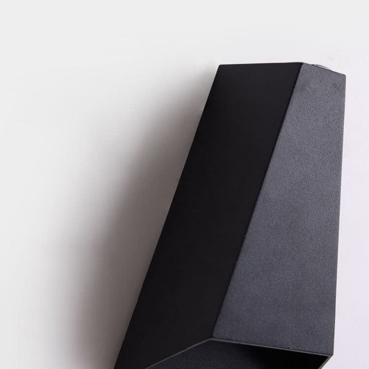 Modern Creative Trapezoid Up and Down Illuminated LED Outdoor Wall Sconce Lamp | Stornfield