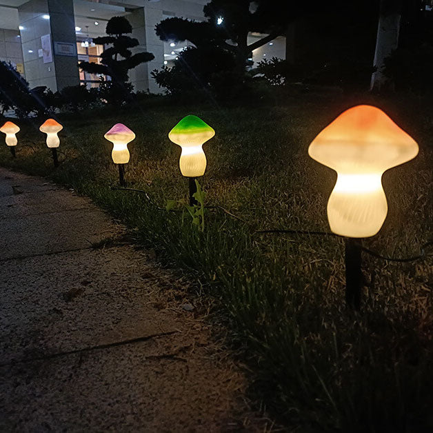 Solar Outdoor Mushroom Shape LED Garden Lawn Ground Insert Landscape Light | Stornfield
