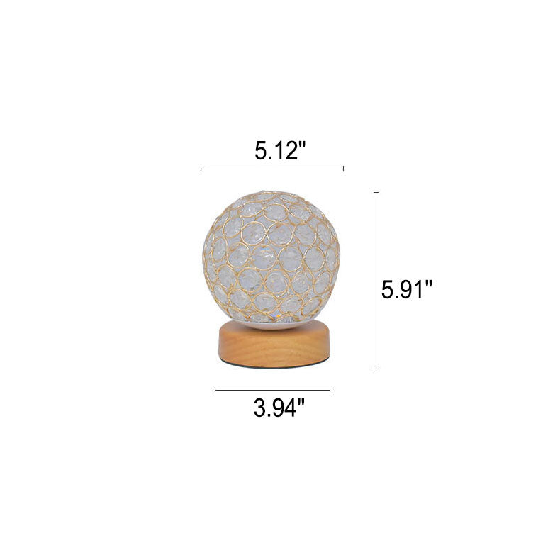 Stornfield | Modern Minimalist USB Rechargeable Round LED Table Lamp