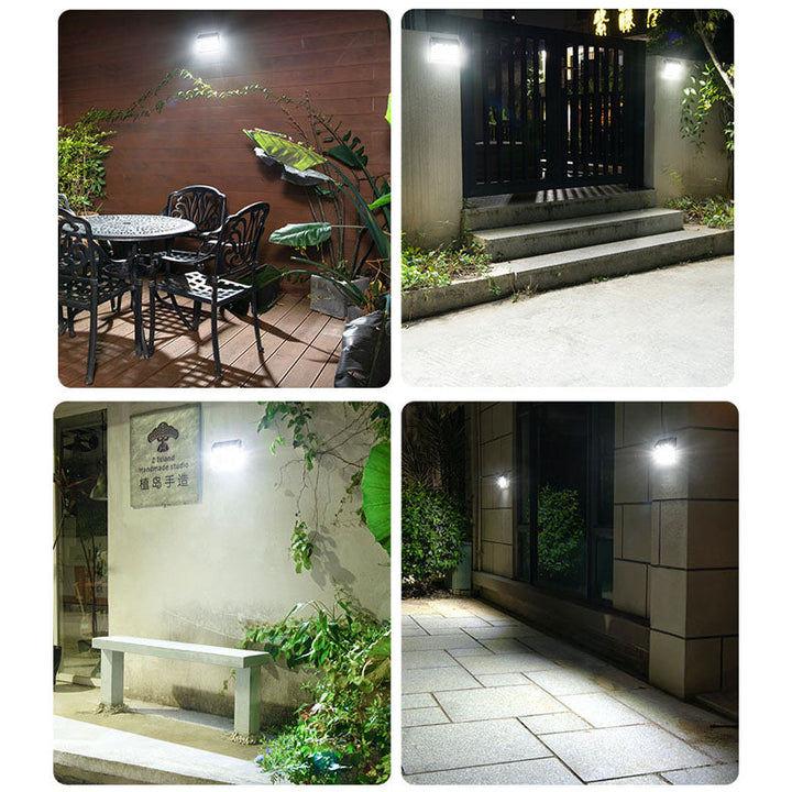 Solar Induction Stainless Steel Trapezoidal LED Outdoor Waterproof Wall Sconce Lamp | Stornfield