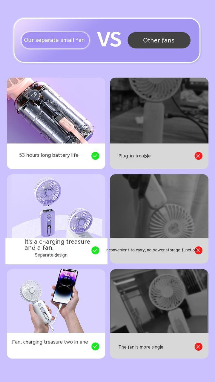 Dual-Use Mini Fan | Stornfield