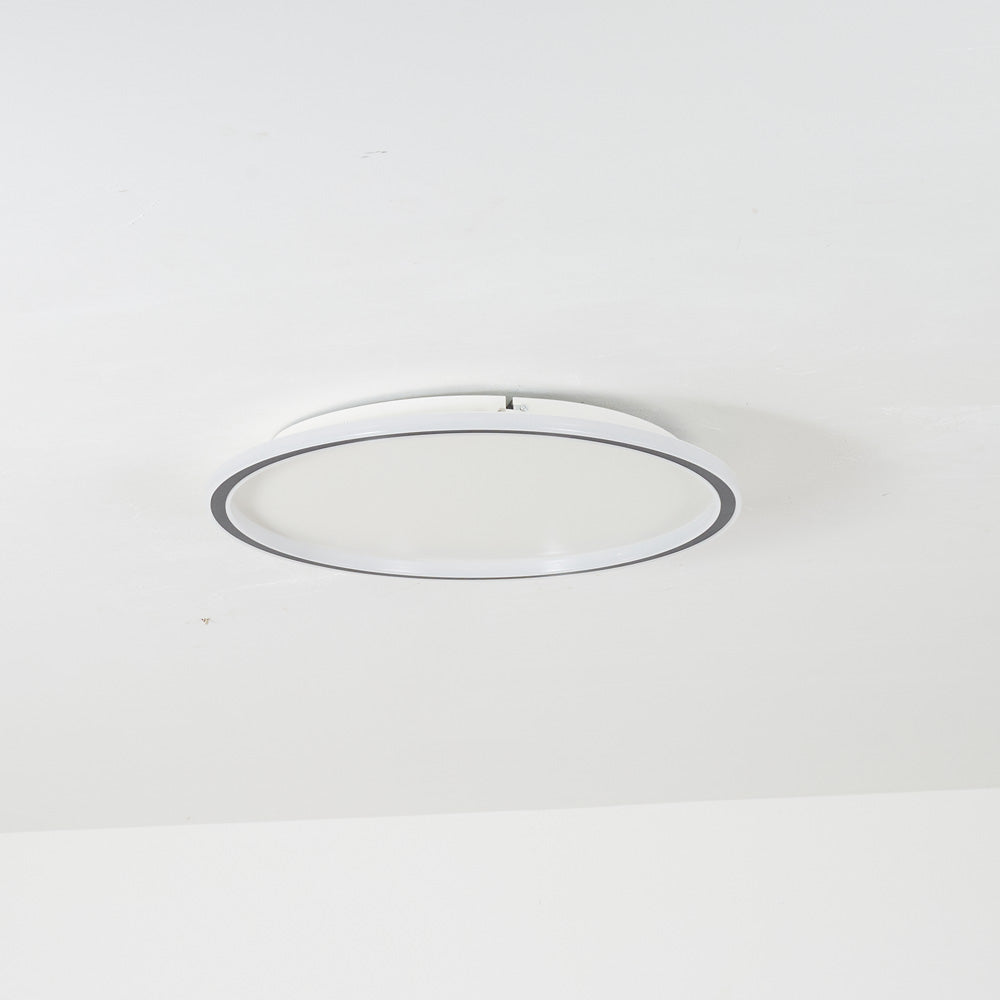 LunaNova - Modern LED Ceiling Light Metal/Acrylic for Living and Bedroom, Stornfieldack/White Design | Stornfield