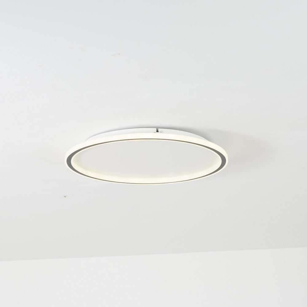 LunaNova - Modern LED Ceiling Light Metal/Acrylic for Living and Bedroom, Stornfieldack/White Design | Stornfield