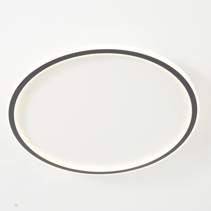 LunaNova - Modern LED Ceiling Light Metal/Acrylic for Living and Bedroom, Stornfieldack/White Design | Stornfield