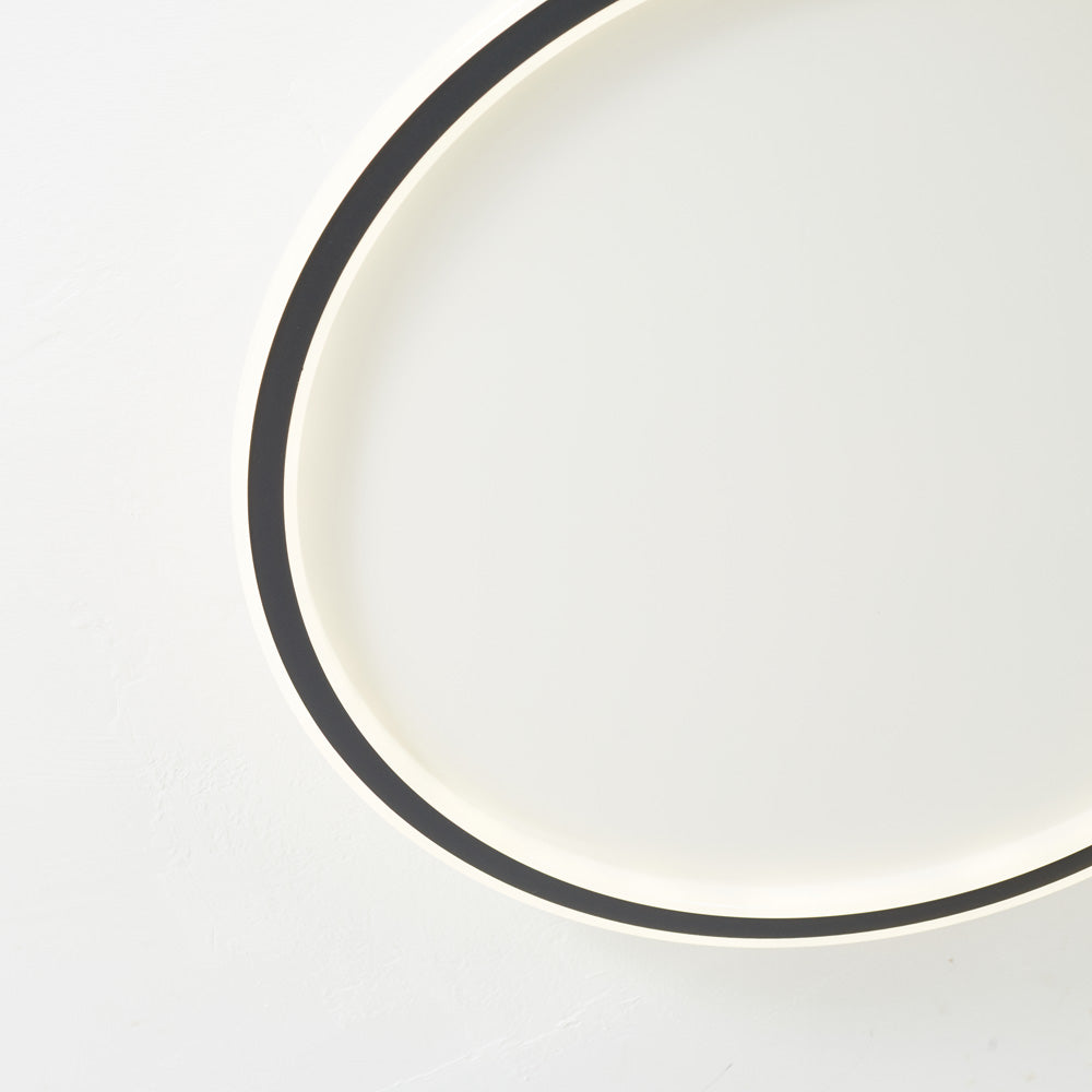 LunaNova - Modern LED Ceiling Light Metal/Acrylic for Living and Bedroom, Stornfieldack/White Design | Stornfield
