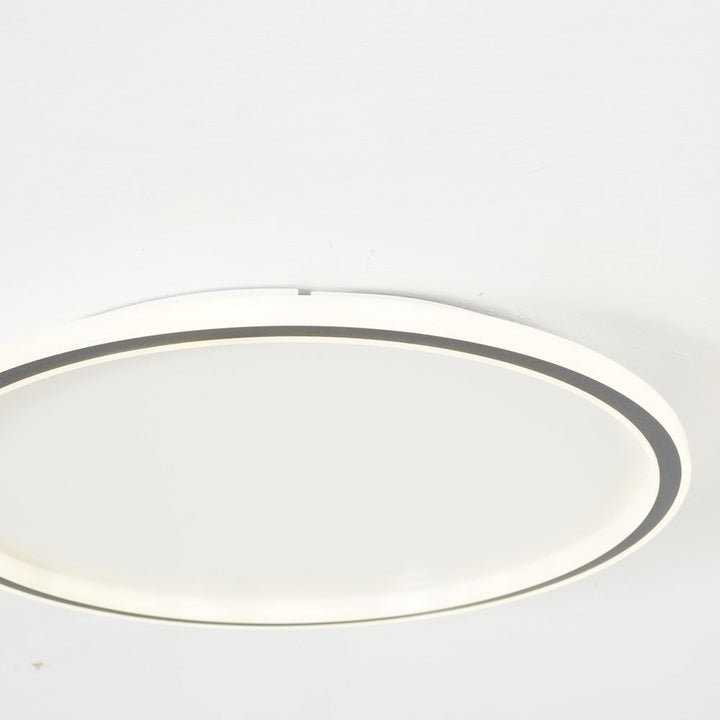 LunaNova - Modern LED Ceiling Light Metal/Acrylic for Living and Bedroom, Stornfieldack/White Design | Stornfield